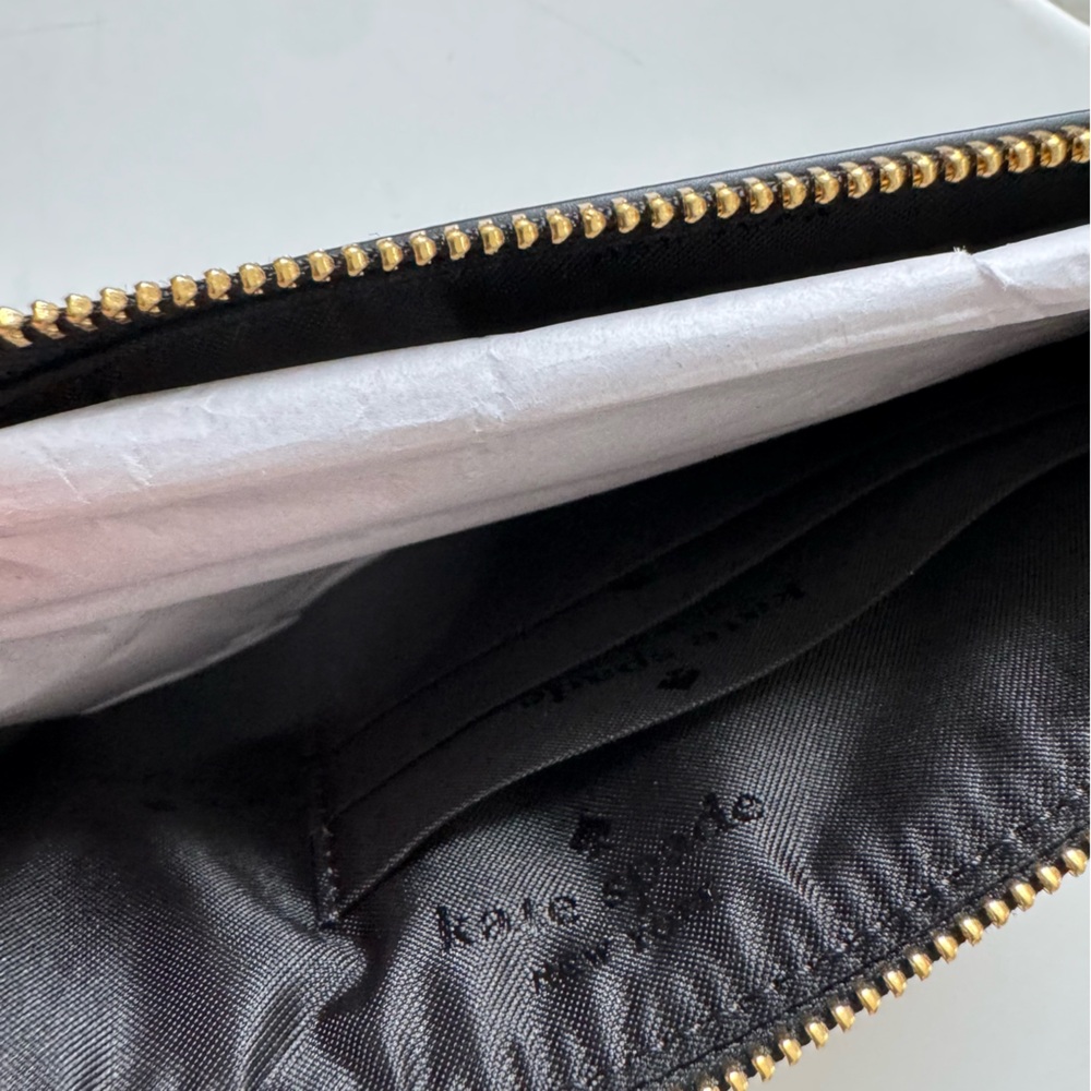 NWT Kate Spade Black Leather Wallet - Picture 6 of 8